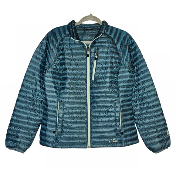 L. L. Bean Women's Ultralight Downtek Puffer Jacket Small Teal NWOT - Picture 1 of 6